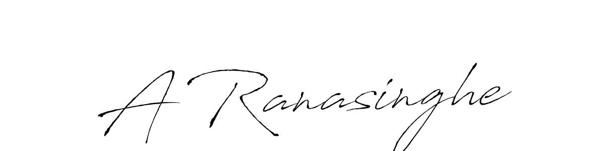 Design your own signature with our free online signature maker. With this signature software, you can create a handwritten (Antro_Vectra) signature for name A Ranasinghe. A Ranasinghe signature style 6 images and pictures png