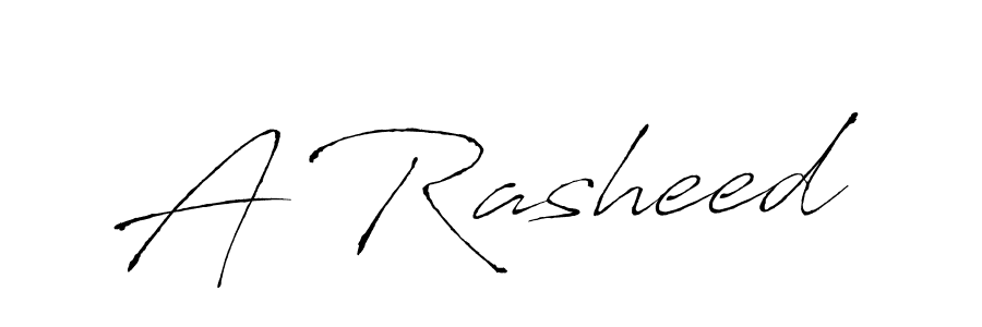 Also we have A Rasheed name is the best signature style. Create professional handwritten signature collection using Antro_Vectra autograph style. A Rasheed signature style 6 images and pictures png