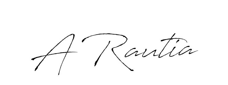 You should practise on your own different ways (Antro_Vectra) to write your name (A Rautia) in signature. don't let someone else do it for you. A Rautia signature style 6 images and pictures png