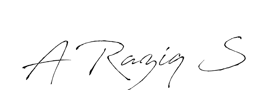 Use a signature maker to create a handwritten signature online. With this signature software, you can design (Antro_Vectra) your own signature for name A Raziq S. A Raziq S signature style 6 images and pictures png