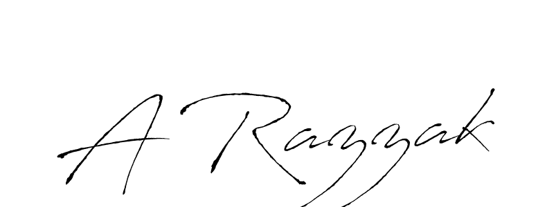 You should practise on your own different ways (Antro_Vectra) to write your name (A Razzak) in signature. don't let someone else do it for you. A Razzak signature style 6 images and pictures png