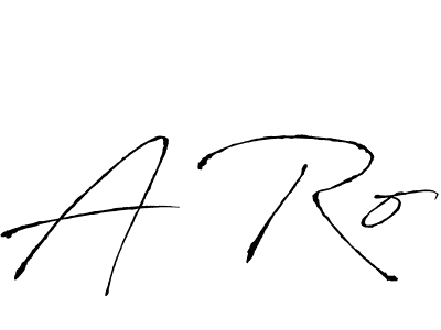 A Ro stylish signature style. Best Handwritten Sign (Antro_Vectra) for my name. Handwritten Signature Collection Ideas for my name A Ro. A Ro signature style 6 images and pictures png