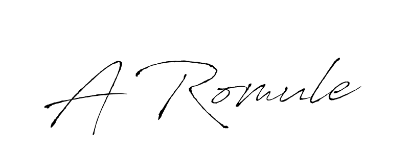 Best and Professional Signature Style for A Romule. Antro_Vectra Best Signature Style Collection. A Romule signature style 6 images and pictures png