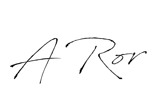 Antro_Vectra is a professional signature style that is perfect for those who want to add a touch of class to their signature. It is also a great choice for those who want to make their signature more unique. Get A Ror name to fancy signature for free. A Ror signature style 6 images and pictures png