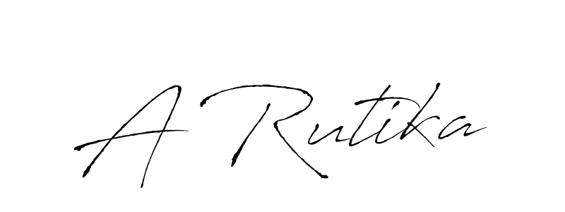 How to make A Rutika name signature. Use Antro_Vectra style for creating short signs online. This is the latest handwritten sign. A Rutika signature style 6 images and pictures png