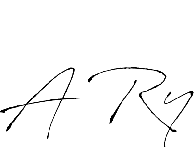 How to make A Ry signature? Antro_Vectra is a professional autograph style. Create handwritten signature for A Ry name. A Ry signature style 6 images and pictures png