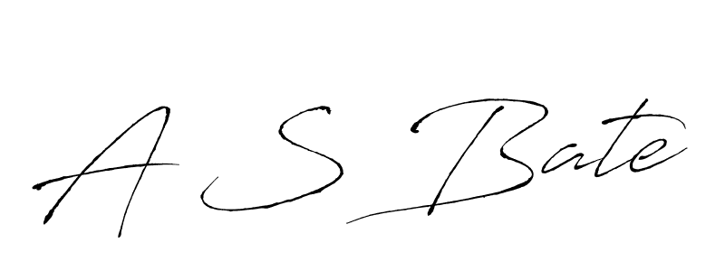 Use a signature maker to create a handwritten signature online. With this signature software, you can design (Antro_Vectra) your own signature for name A S Bate. A S Bate signature style 6 images and pictures png