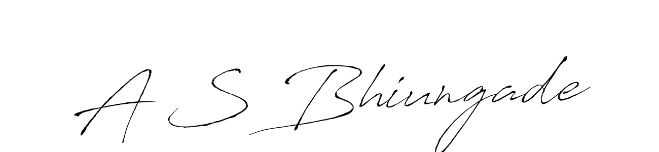 Make a beautiful signature design for name A S Bhiungade. Use this online signature maker to create a handwritten signature for free. A S Bhiungade signature style 6 images and pictures png