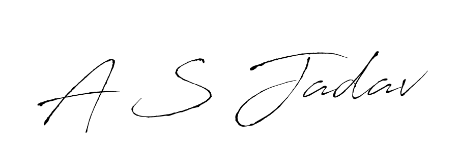 Make a beautiful signature design for name A S Jadav. Use this online signature maker to create a handwritten signature for free. A S Jadav signature style 6 images and pictures png