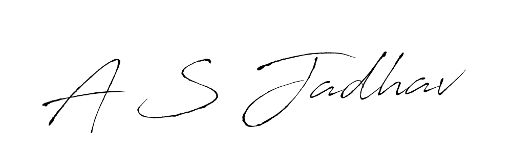 This is the best signature style for the A S Jadhav name. Also you like these signature font (Antro_Vectra). Mix name signature. A S Jadhav signature style 6 images and pictures png