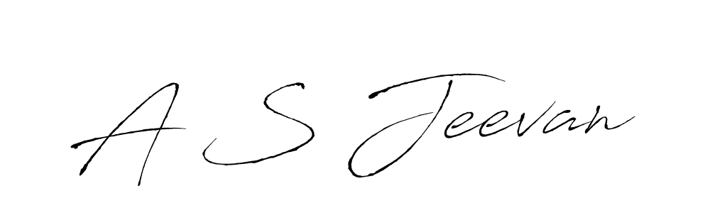 It looks lik you need a new signature style for name A S Jeevan. Design unique handwritten (Antro_Vectra) signature with our free signature maker in just a few clicks. A S Jeevan signature style 6 images and pictures png