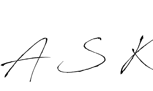 How to make A S K signature? Antro_Vectra is a professional autograph style. Create handwritten signature for A S K name. A S K signature style 6 images and pictures png