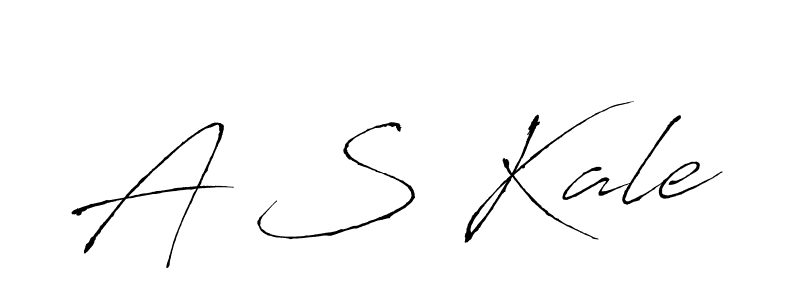 You should practise on your own different ways (Antro_Vectra) to write your name (A S Kale) in signature. don't let someone else do it for you. A S Kale signature style 6 images and pictures png