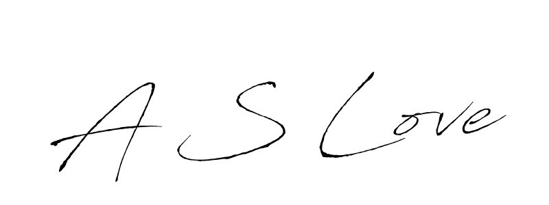 You should practise on your own different ways (Antro_Vectra) to write your name (A S Love) in signature. don't let someone else do it for you. A S Love signature style 6 images and pictures png