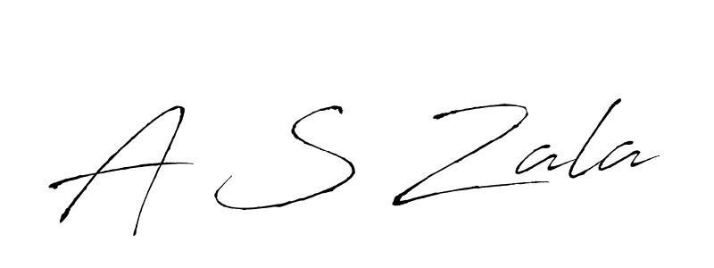 Also You can easily find your signature by using the search form. We will create A S Zala name handwritten signature images for you free of cost using Antro_Vectra sign style. A S Zala signature style 6 images and pictures png