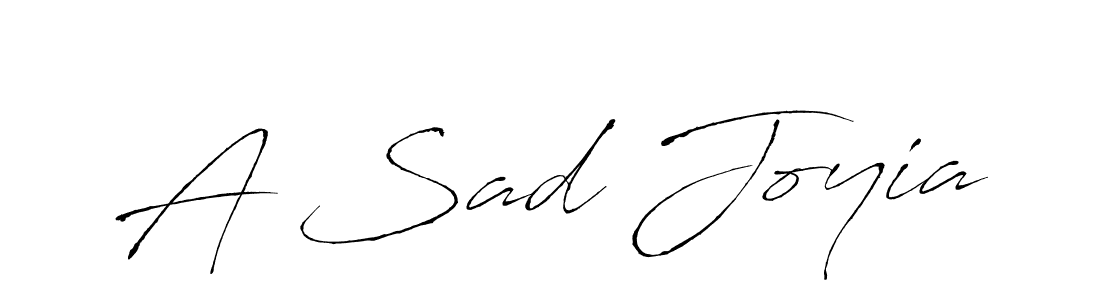 Design your own signature with our free online signature maker. With this signature software, you can create a handwritten (Antro_Vectra) signature for name A Sad Joyia. A Sad Joyia signature style 6 images and pictures png