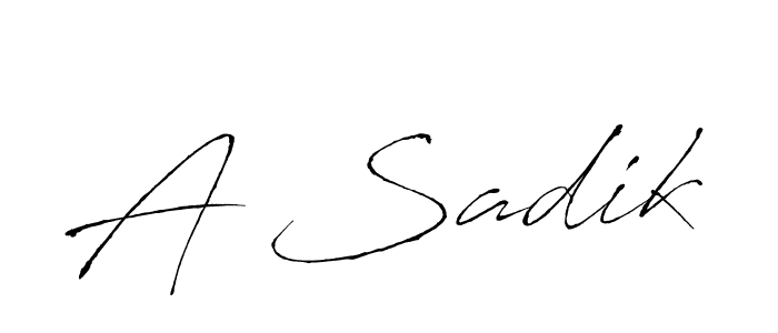 Make a beautiful signature design for name A Sadik. Use this online signature maker to create a handwritten signature for free. A Sadik signature style 6 images and pictures png