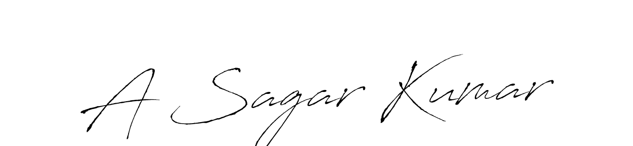 It looks lik you need a new signature style for name A Sagar Kumar. Design unique handwritten (Antro_Vectra) signature with our free signature maker in just a few clicks. A Sagar Kumar signature style 6 images and pictures png