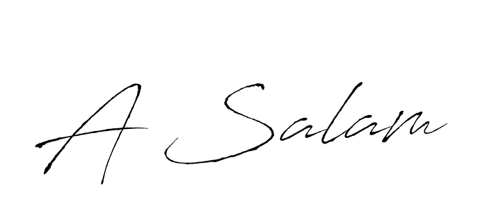 Also You can easily find your signature by using the search form. We will create A Salam name handwritten signature images for you free of cost using Antro_Vectra sign style. A Salam signature style 6 images and pictures png