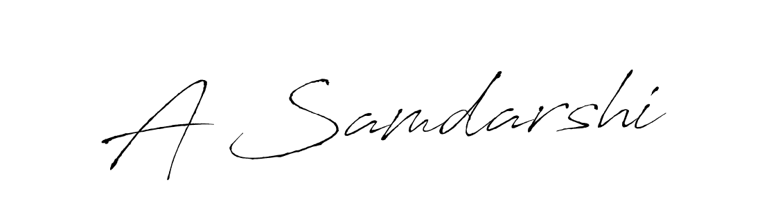 A Samdarshi stylish signature style. Best Handwritten Sign (Antro_Vectra) for my name. Handwritten Signature Collection Ideas for my name A Samdarshi. A Samdarshi signature style 6 images and pictures png