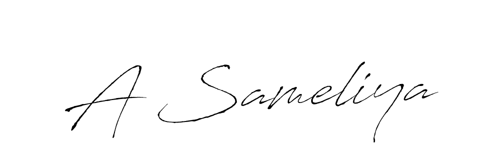 Make a beautiful signature design for name A Sameliya. Use this online signature maker to create a handwritten signature for free. A Sameliya signature style 6 images and pictures png