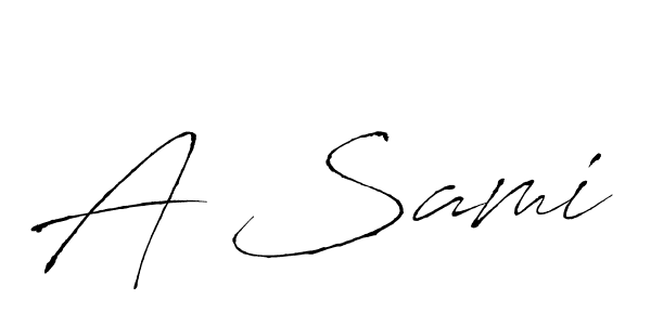 if you are searching for the best signature style for your name A Sami. so please give up your signature search. here we have designed multiple signature styles  using Antro_Vectra. A Sami signature style 6 images and pictures png