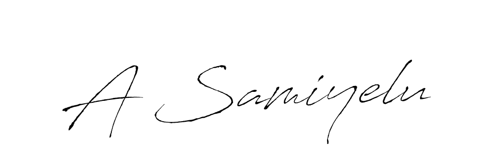Once you've used our free online signature maker to create your best signature Antro_Vectra style, it's time to enjoy all of the benefits that A Samiyelu name signing documents. A Samiyelu signature style 6 images and pictures png