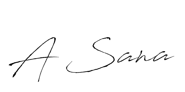Antro_Vectra is a professional signature style that is perfect for those who want to add a touch of class to their signature. It is also a great choice for those who want to make their signature more unique. Get A Sana name to fancy signature for free. A Sana signature style 6 images and pictures png