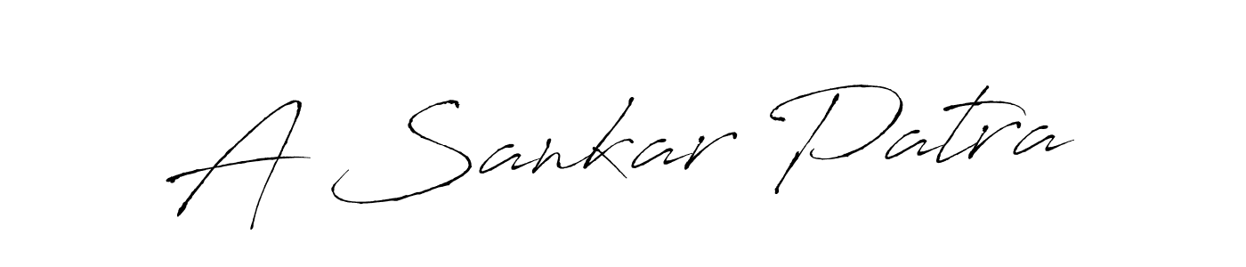 Make a beautiful signature design for name A Sankar Patra. With this signature (Antro_Vectra) style, you can create a handwritten signature for free. A Sankar Patra signature style 6 images and pictures png