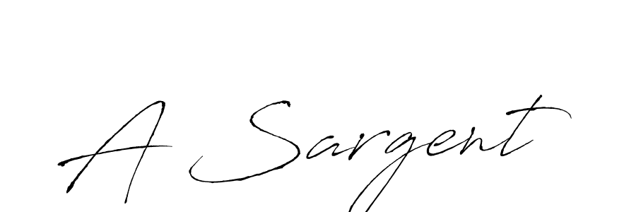 How to make A Sargent signature? Antro_Vectra is a professional autograph style. Create handwritten signature for A Sargent name. A Sargent signature style 6 images and pictures png