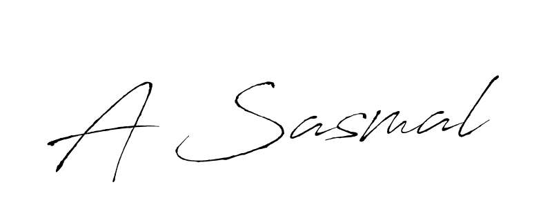 A Sasmal stylish signature style. Best Handwritten Sign (Antro_Vectra) for my name. Handwritten Signature Collection Ideas for my name A Sasmal. A Sasmal signature style 6 images and pictures png