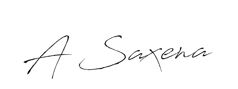 You should practise on your own different ways (Antro_Vectra) to write your name (A Saxena) in signature. don't let someone else do it for you. A Saxena signature style 6 images and pictures png