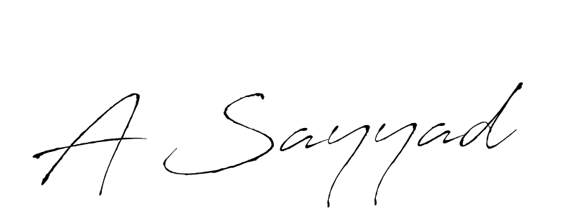 How to Draw A Sayyad signature style? Antro_Vectra is a latest design signature styles for name A Sayyad. A Sayyad signature style 6 images and pictures png