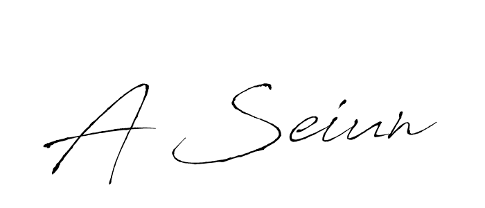 You should practise on your own different ways (Antro_Vectra) to write your name (A Seiun) in signature. don't let someone else do it for you. A Seiun signature style 6 images and pictures png