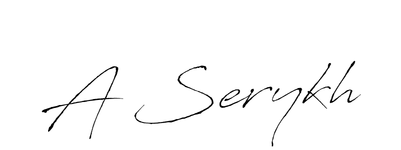 Antro_Vectra is a professional signature style that is perfect for those who want to add a touch of class to their signature. It is also a great choice for those who want to make their signature more unique. Get A Serykh name to fancy signature for free. A Serykh signature style 6 images and pictures png