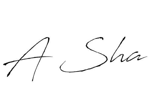 Use a signature maker to create a handwritten signature online. With this signature software, you can design (Antro_Vectra) your own signature for name A Sha. A Sha signature style 6 images and pictures png