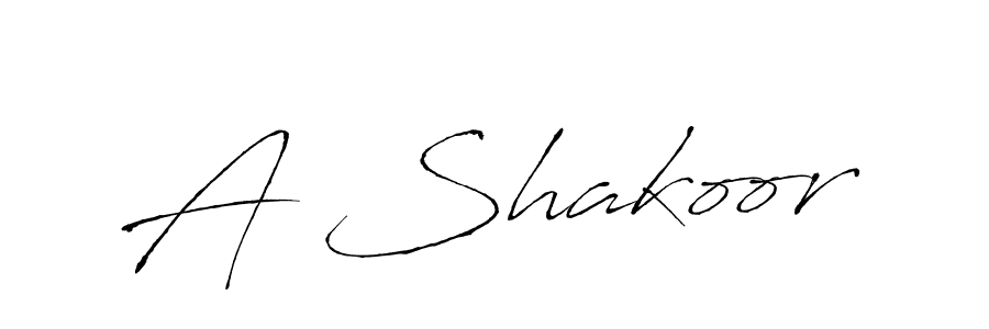 How to make A Shakoor name signature. Use Antro_Vectra style for creating short signs online. This is the latest handwritten sign. A Shakoor signature style 6 images and pictures png