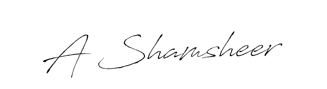 Here are the top 10 professional signature styles for the name A Shamsheer. These are the best autograph styles you can use for your name. A Shamsheer signature style 6 images and pictures png