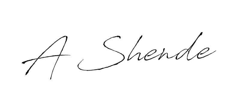 You should practise on your own different ways (Antro_Vectra) to write your name (A Shende) in signature. don't let someone else do it for you. A Shende signature style 6 images and pictures png