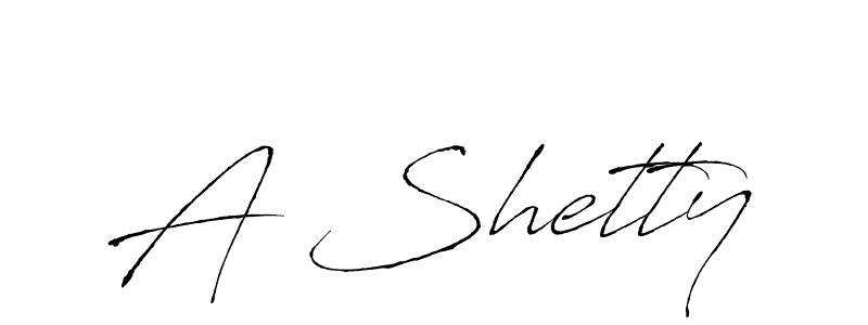 Create a beautiful signature design for name A Shetty. With this signature (Antro_Vectra) fonts, you can make a handwritten signature for free. A Shetty signature style 6 images and pictures png