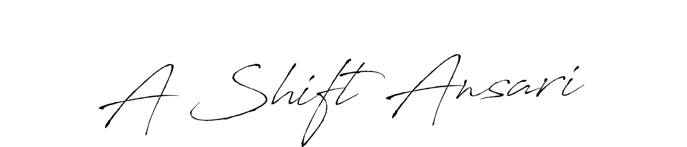 Similarly Antro_Vectra is the best handwritten signature design. Signature creator online .You can use it as an online autograph creator for name A Shift Ansari. A Shift Ansari signature style 6 images and pictures png