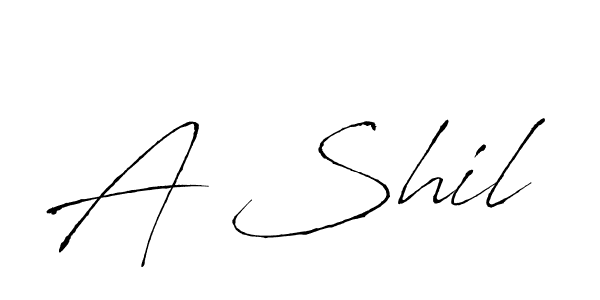 Also You can easily find your signature by using the search form. We will create A Shil name handwritten signature images for you free of cost using Antro_Vectra sign style. A Shil signature style 6 images and pictures png