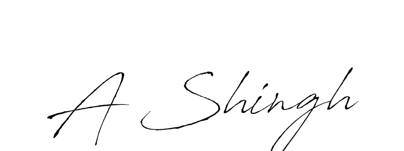 Use a signature maker to create a handwritten signature online. With this signature software, you can design (Antro_Vectra) your own signature for name A Shingh. A Shingh signature style 6 images and pictures png