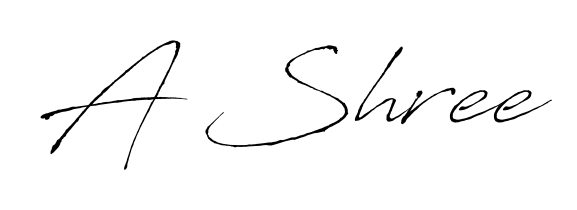 How to make A Shree signature? Antro_Vectra is a professional autograph style. Create handwritten signature for A Shree name. A Shree signature style 6 images and pictures png