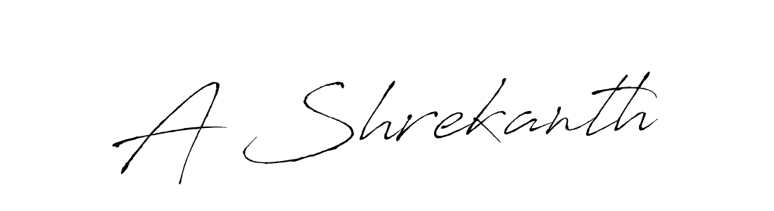 Design your own signature with our free online signature maker. With this signature software, you can create a handwritten (Antro_Vectra) signature for name A Shrekanth. A Shrekanth signature style 6 images and pictures png