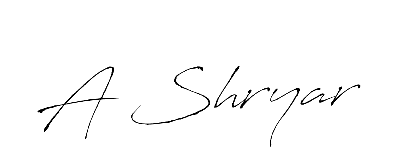 The best way (Antro_Vectra) to make a short signature is to pick only two or three words in your name. The name A Shryar include a total of six letters. For converting this name. A Shryar signature style 6 images and pictures png