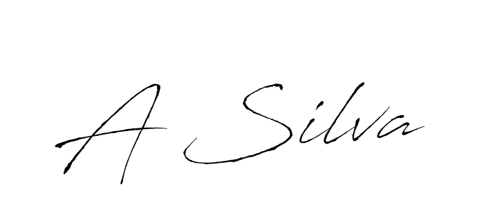 Design your own signature with our free online signature maker. With this signature software, you can create a handwritten (Antro_Vectra) signature for name A Silva. A Silva signature style 6 images and pictures png