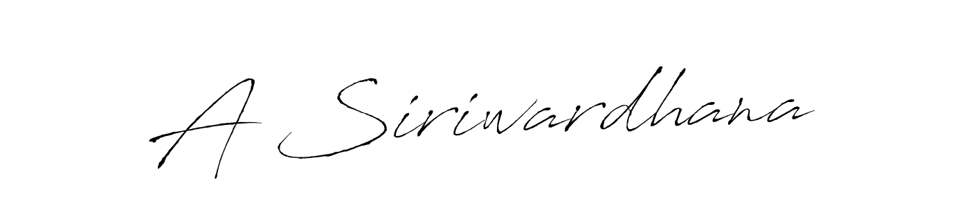 How to Draw A Siriwardhana signature style? Antro_Vectra is a latest design signature styles for name A Siriwardhana. A Siriwardhana signature style 6 images and pictures png