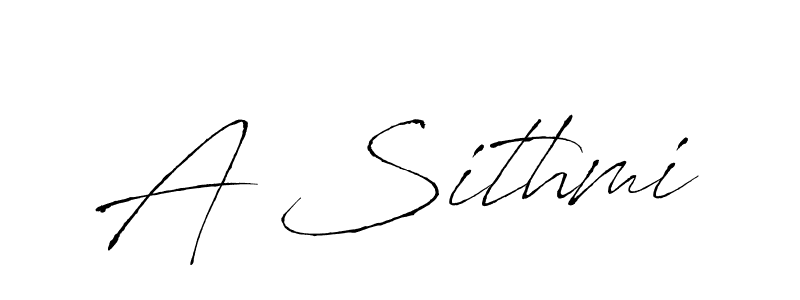 How to make A Sithmi signature? Antro_Vectra is a professional autograph style. Create handwritten signature for A Sithmi name. A Sithmi signature style 6 images and pictures png