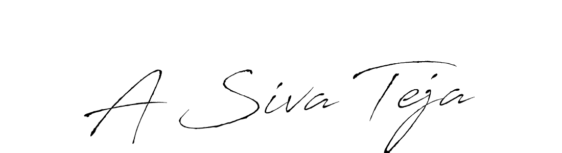 Design your own signature with our free online signature maker. With this signature software, you can create a handwritten (Antro_Vectra) signature for name A Siva Teja. A Siva Teja signature style 6 images and pictures png
